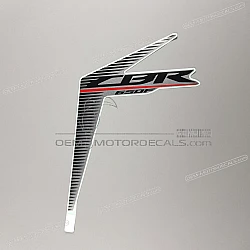 Side cowling decal, right side