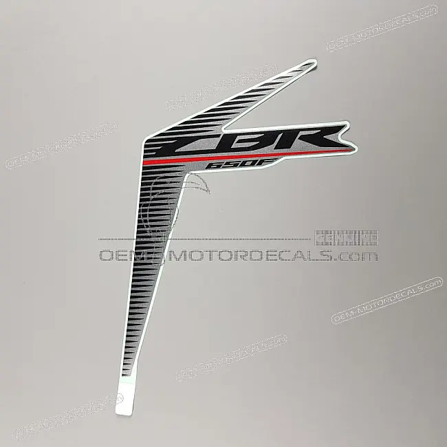 Honda CBR650F Adesivo CBR Carena Laterale Destra OEM 86643-MJE-DB0ZA