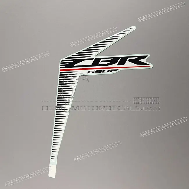 Auténtico Adhesivo Honda CBR650F Carenado Lateral Derecho OEM 86643-MJE-DB0ZB