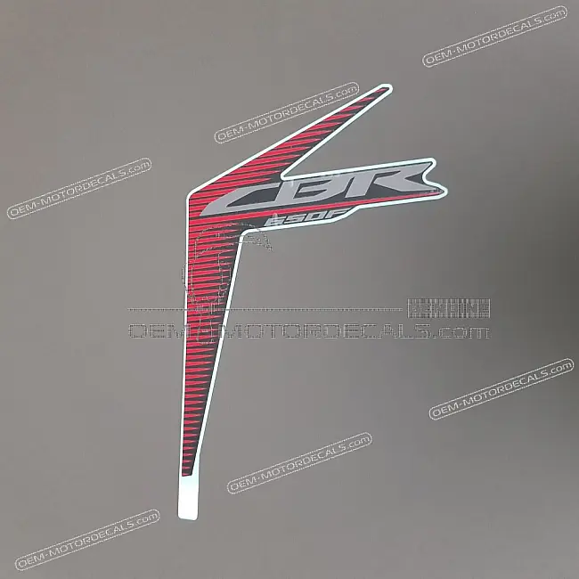 Honda CBR650F Adesivo CBR Carena Centrale Destra OEM 86643-MJE-DB0ZC