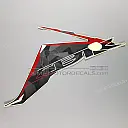 Autocollant de carénage central CBR650F, côté droit