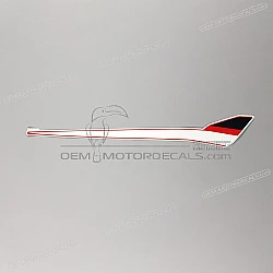 Side cowling decal, right side