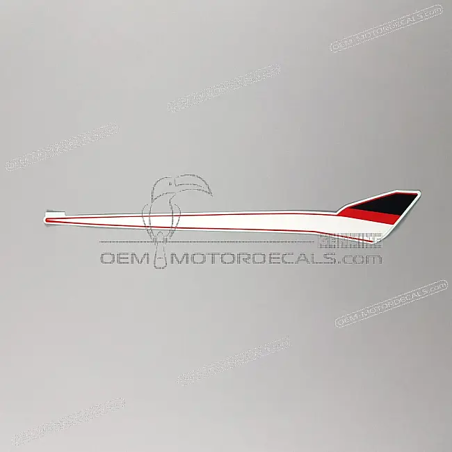 Autocollant de carénage intermédiaire Honda CBR500R côté droit OEM 86643-MJW-J20ZD