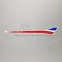 Middle fairing CBR graphic stripe, right side