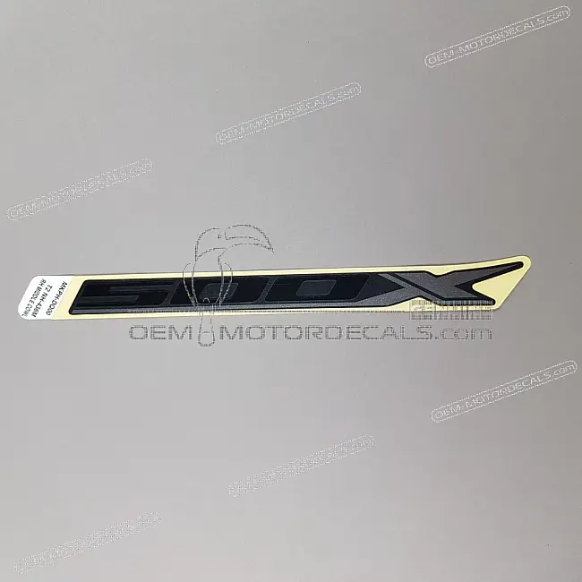 Honda CB500X Emblema carena centrale 500X Lato destro OEM 86643MKPDQ0ZB