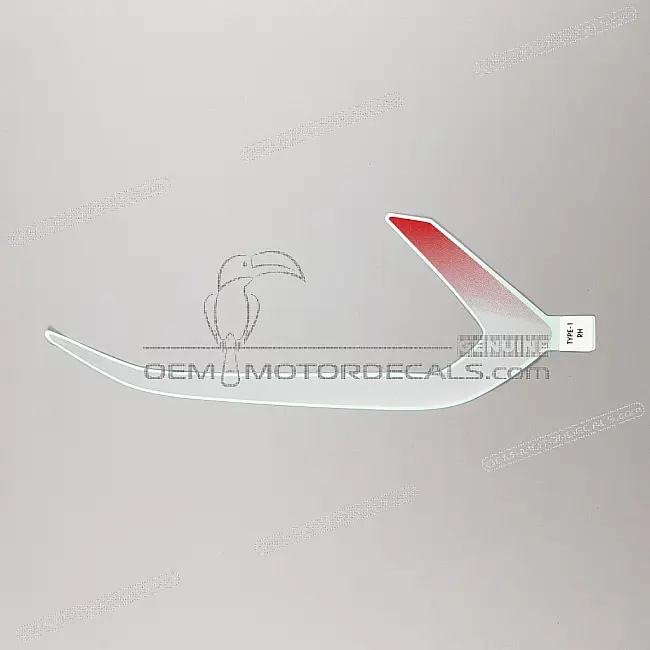 Honda CB500X Middenkuip Sticker Rechterkant OEM 86643MKPJ80ZC