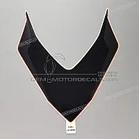 HONDA Pegatina de carenado superior delantero 86643-MKY-DM0ZA