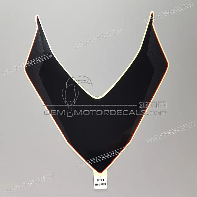 Honda CBR650R Aufkleber obere Frontverkleidung OEM 86643MKYDM0ZA Original Werks Vinyl Grafik Aufkleber