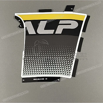 Side cowling decal, right side