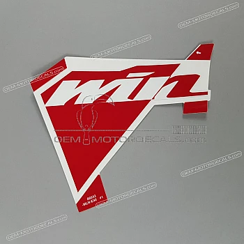 Side cowling decal, right side