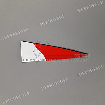 Front cowling decal, left side