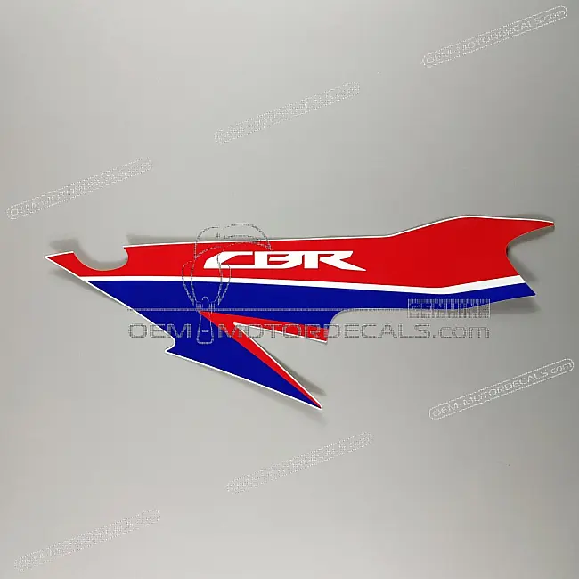 Honda CBR 500R Autocollant flanc moyen gauche côté gauche OEM 86644MGZD20ZA