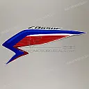 Autocollant de flanc de radiateur CB650F, côté gauche