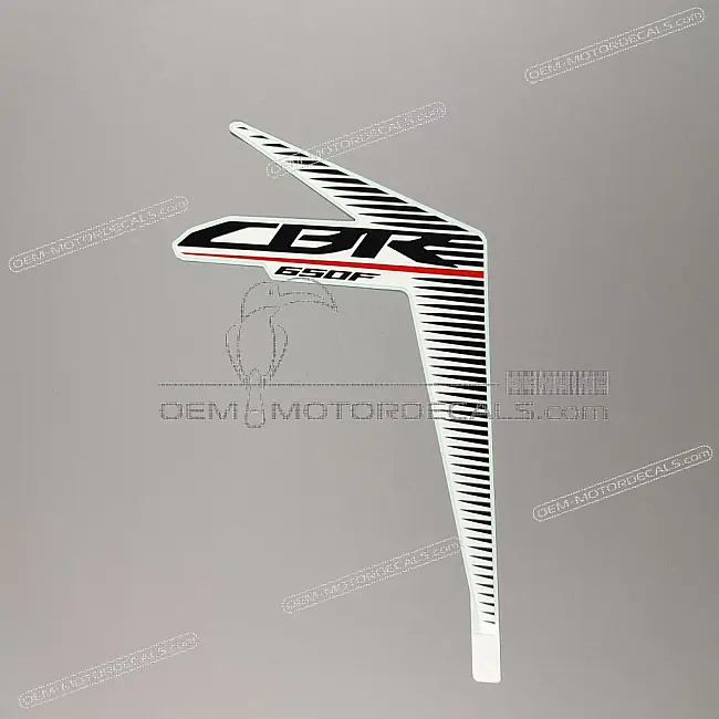 Honda CBR650F Adhesivo CBR Carenado Medio Izquierdo Gráfico OEM 86644-MJE-DB0ZB