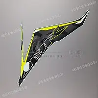HONDA Naklejka na środkową owiewkę CBR650F, lewa strona 86644-MJE-G00ZB