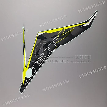Side cowling decal, left side