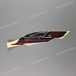 Side cowling decal, left side