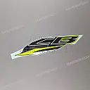 Left shroud stripe, left side