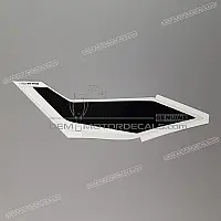 HONDA Middelste kuipsticker, linkerkant 86644-MJP-F50ZA