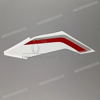 Naklejka na przednią owiewkę (czasza), lewa strona