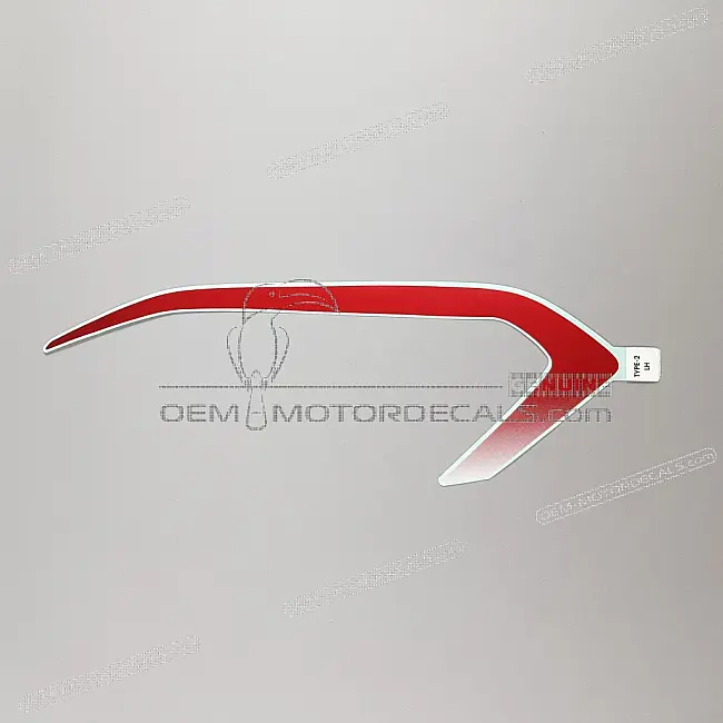 Honda CB500X Middle Cowl Stripe Left Side OEM 86644MKPDL0ZA