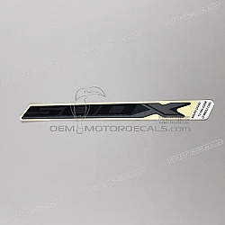 Side cowling decal, left side