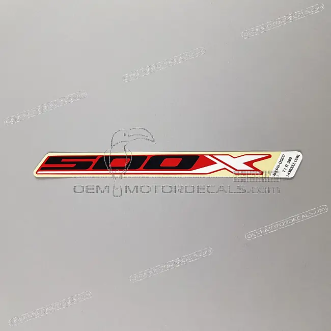 Original Honda CB500X Aufkleber mittlere Verkleidung links OEM 86644MKPDQ0ZC Werkseitige Grafik