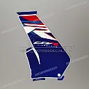 Pegatina de carenado de winglet, lado izquierdo