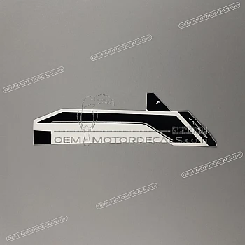 Side cowling decal, left side