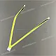 Autocollant Honda CBR650R flanc carénage central côté gauche OEM 86644MKYES0ZA