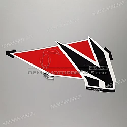 Side cowling decal, left side