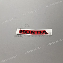 Front cowling decal