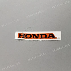 Front cowling decal