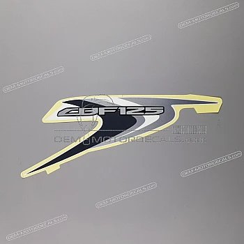 Side cowling decal, right side