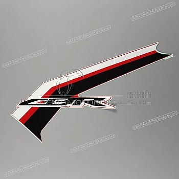 Side cowling decal, right side