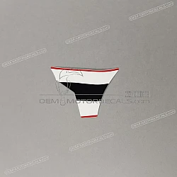 Belly pan decal, right side