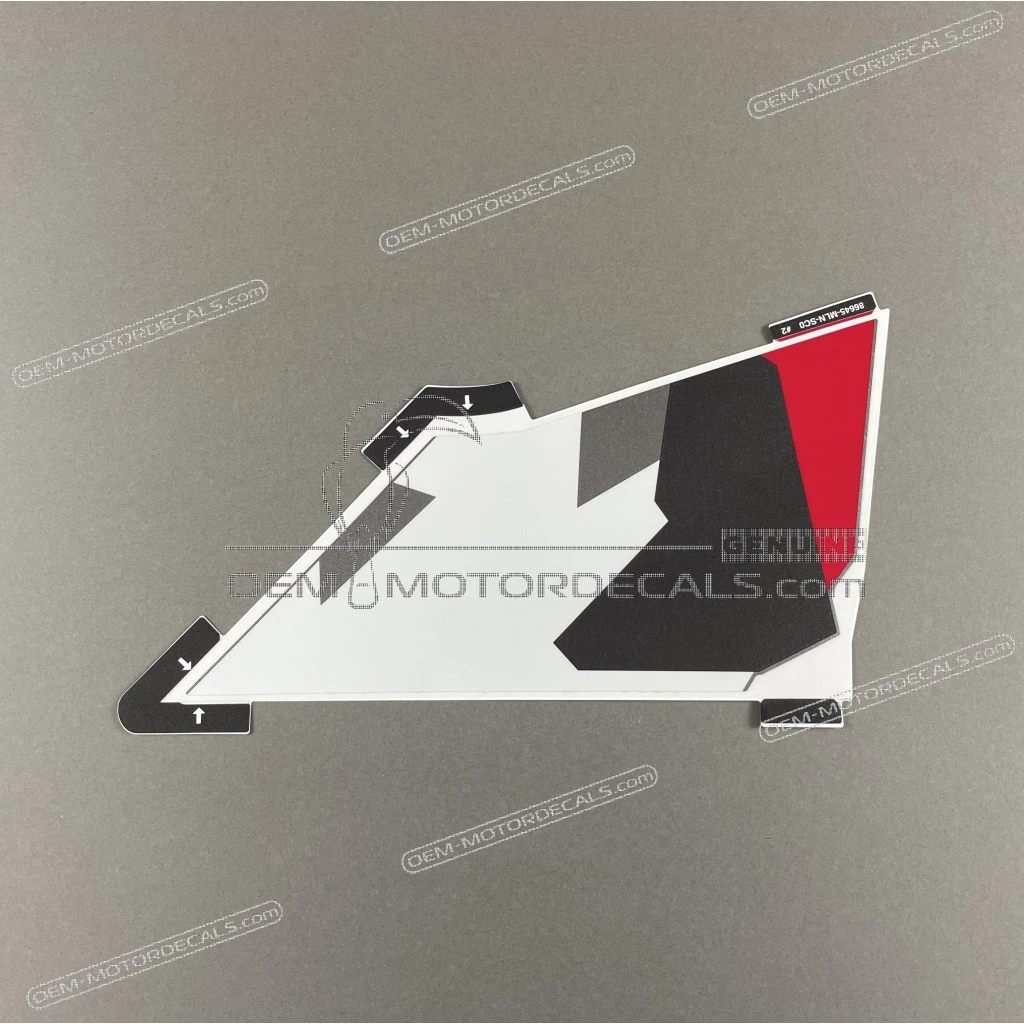 Pegatina Honda CRF1100 Africa Twin Carenado Central Lado Derecho OEM 86645MLNSC0ZA