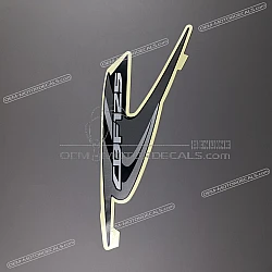 Adesivo pannello laterale, lato sinistro