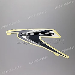 Side cowling decal, left side