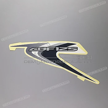 Side cowling decal, left side