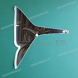 Side cowling decal, left side