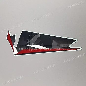 Side cowling decal, left side