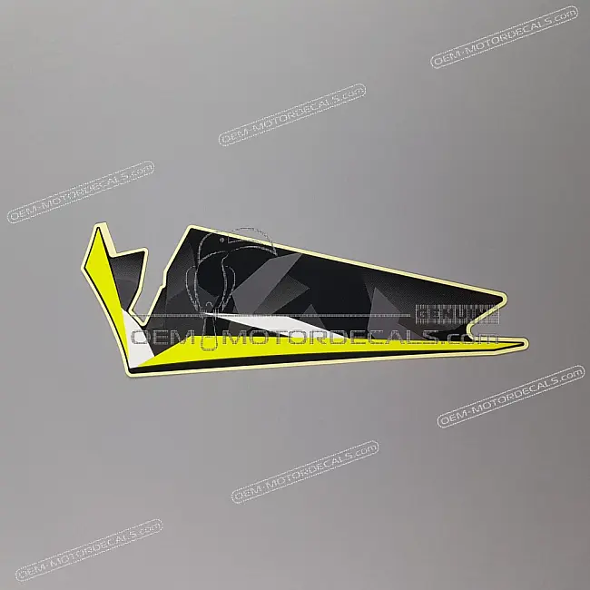 Ricambio Originale Honda CB650F Adesivo Convogliatore Radiatore Lato Sinistro OEM 86646MJEG40ZB Grafica di Fabbrica