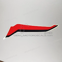 Side cowling decal, left side