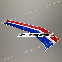 Side cowling decal, left side