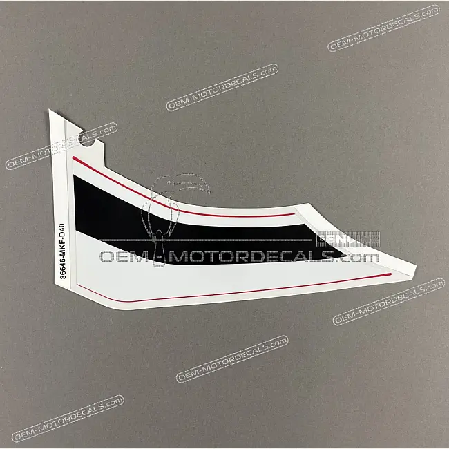 Honda CBR1000RR FIREBLADE Adesivo Carenatura Centrale Lato Sinistro OEM 86646MKFD40ZA