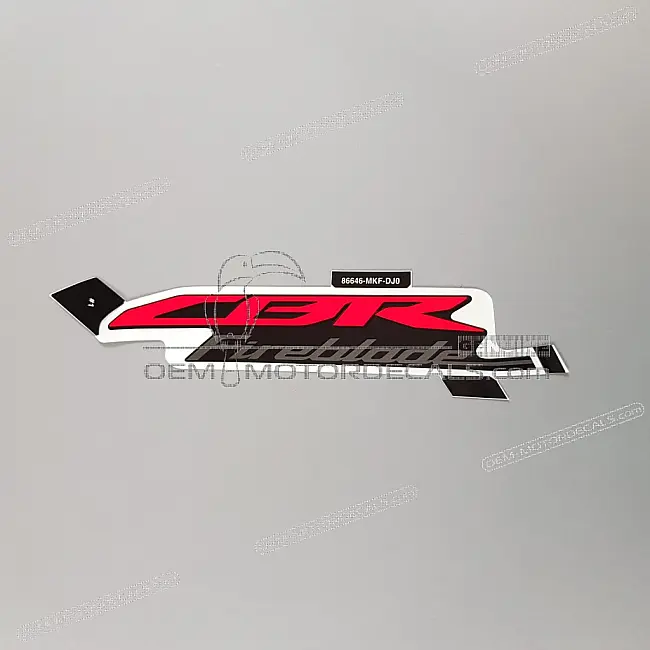 Adesivo carenatura centrale Honda CBR1000RR Fireblade lato sinistro OEM 86646MKFDJ0ZA