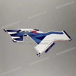 Side cowling decal, left side