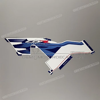 Side cowling decal, left side