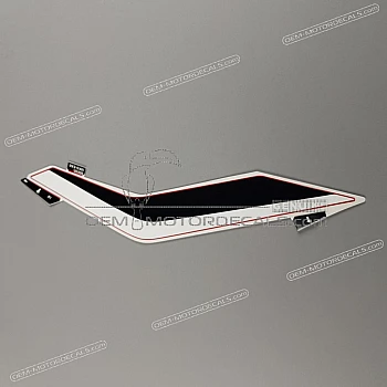 Bovenkuip sticker, linkerkant